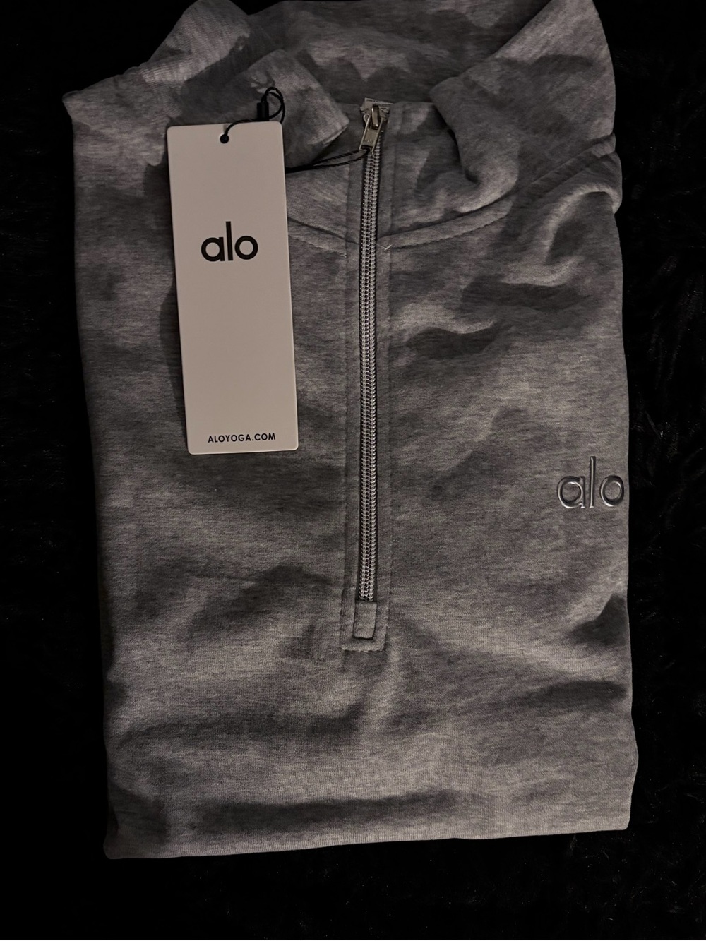 Alo Yoga Grey Quarter Zip Hoodie | Men’s/Women’s
